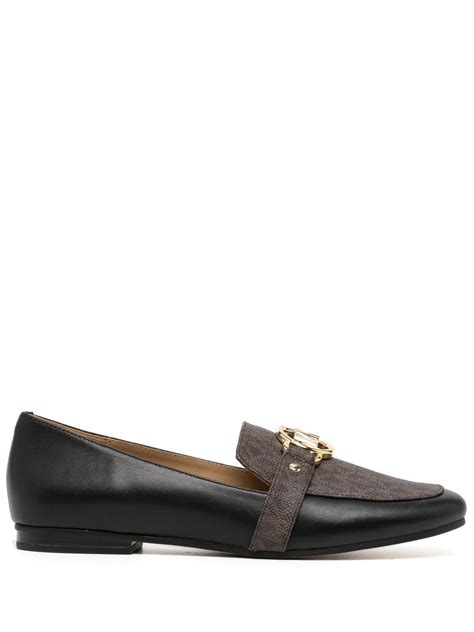 michael kors monogram buckle loafers and white ad12k|Michael kors women loafers + FREE SHIPPING .